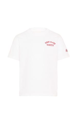 white cotton t-shirt SAINT BARTH KIDS | PRL000102736L